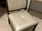 Cadeira de madeira, estofado confortável