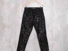 Calça jeans preta Byz paetês