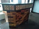 Bar c/ nichos/ gaveta em Madeira Marrom 110 cm x 170 cm x 60 cm