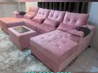 Sofá com chaise ((&))