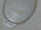 Bandeja acrílica oval