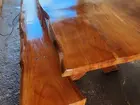 Mesa rústica de 3mts com bancos