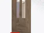 Guarda Roupa 3 Portas 2 Gavetas c/ espelho Super Lindo Fazemos Entrega
