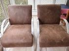 Cadeiras Poltronas decorativas marrom