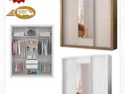 Guarda roupa 3 portas com espelho vero - novo na caixa - entregamos
