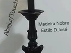 Abajur de mesa em Madeira Nobre estilo D. José