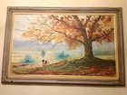 Belíssimo quadro pintado à mão