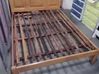 CAMA DE MADEIRA USADA R$350 ENTREGO