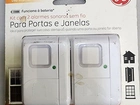 Kit c/ 2 Alarmes Sonoros S/ Fio para portas e Janelas GE