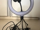Ring Light De Mesa Iluminador De Led Tripé 6 Polegadas 16cm
