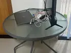 Mesa Redonda Tampo Em Vidro Slim