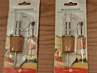 Bicos dosadores inox com rolha e tampa - NOVOS