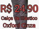 Calça Operacional de Oxford Cinza para Trabalho