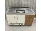 Pia em INOX + Gabinete 1.20 Padrão