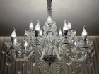 Lustre com 15 lâmpadas led vela Philips