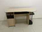 Mesa de Escritório em Madeira e Vidro