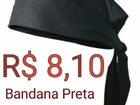 Bandana em Oxford - Preta