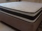 Vendo colchão Box Herval Casal + base .