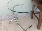 mesa de canto tampo de vidro