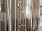 Luminária de Chão Piso LED 140xØ23cm Metal Dourado - Bella Iluminação SB003