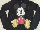Blusa de moletom NOVA Mickey com capuz tamanho P