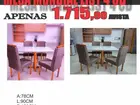 MESA LISY 4 CADEIRAS MADEIRA