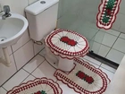 Jogo de banheiro em crochê