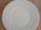 Prato de sobremesa de cerâmica