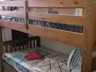 Triliche de madeira NOVO com colchão