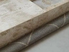 Bancada pia marmore travertino nacional