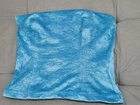 top cropped estilo tomara que caia azul