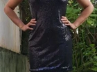 Vestido de paetê Forever 21