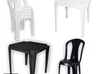 mesa de Plastico com 4 cadeiras sem Braço - Mega Oferta - Novo