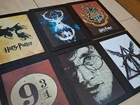 6 quadros decorativos Harry Potter com moldura