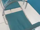 Cadeira Cromada em Couro