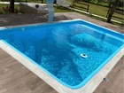 Piscina de fibra kit básico com hidromassagem