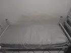 Cama de solteiro de aço - Refoçada