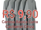 Camisa Básica Manga Curta - Cacharrel CINZA