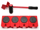 Aparelho Movedor Móveis Fácil Levantador Materiais Pesados Kit 5 Peças Sliders (SEMI NOVO)