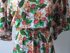 Vestido Floral Branco - Tamanho M