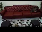 Sofá de Couro 4 lugares e 2 lugares