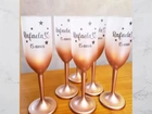 Kit 10 Taças de Espumante Personalizadas Diversos modelos e Cores