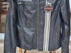 Jaqueta feminina de couro Harley Davidson XL (veste M masculino)
