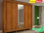 Guarda Roupa Portas de Correr com espelho Novo Temos Outras Cores