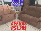 Oferta jogo de sofá 2, 3 lugares 1.299