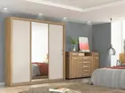 Guarda Roupas Casal 3 Portas residence - Mega Oferta - Novo