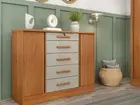 Cômoda 5 Gavetas 1 C/Chave 2 Portas. São Produtos Novos Direto de Fábrica P/Sua Casa.