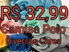 Camisa Polo - Malha Piquet - Diversas Cores