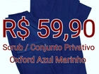 Scrub / Conjunto Privativo - Oxford Azul Marinho