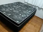 CAMA BOX CASAL COLCHAO ESPUMA D33 CONFORTAVEL E RESISTENTE